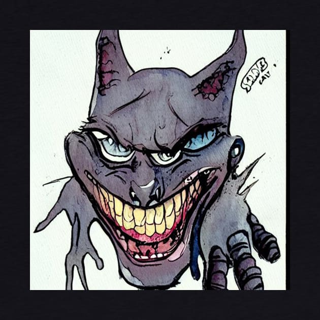 Smiley Crazy Cat by Crazy Cat Style